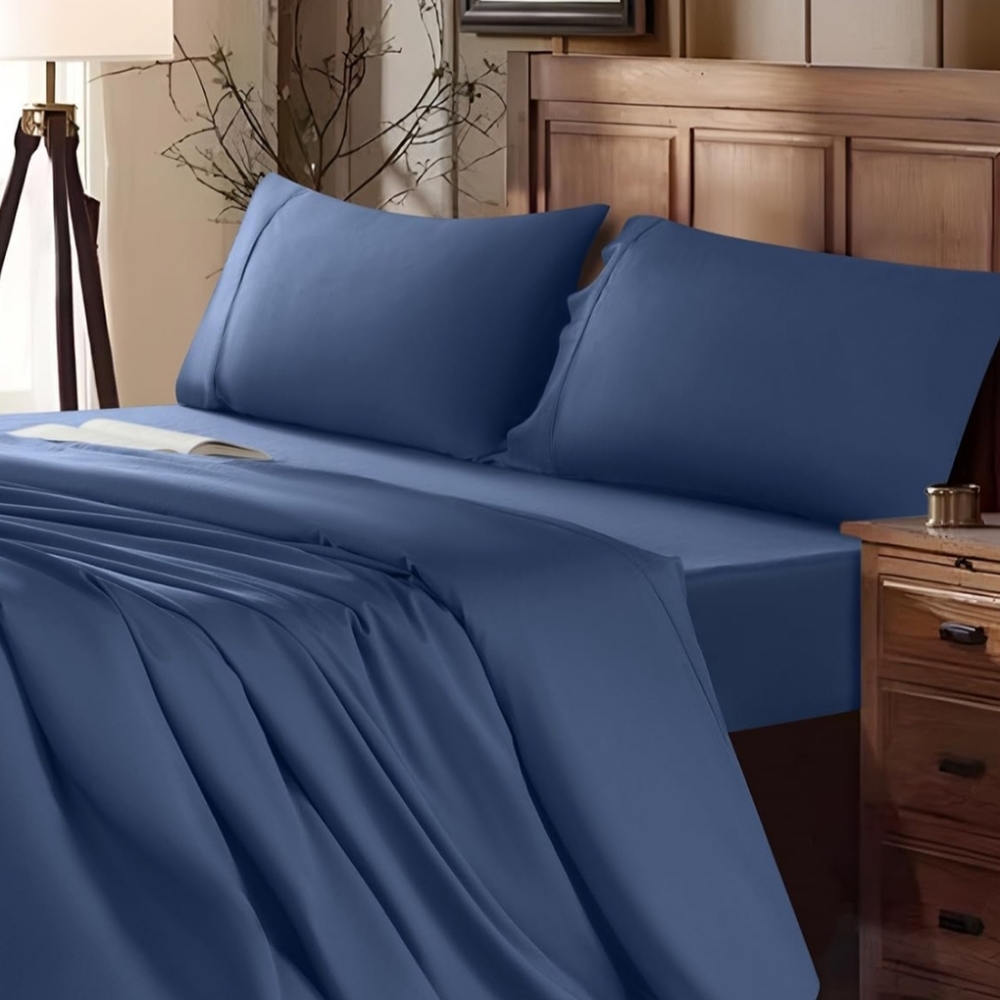 100% Egyptian Cotton Sheets - 1200 Thread Count, Luxury & Cooling Cotton